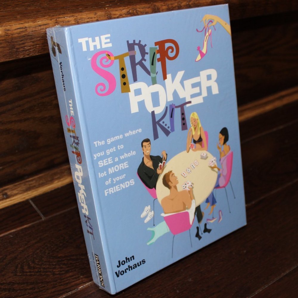 3/$55❤️The Strip Poker Kit party game ADULT CONTENT Barrons 2005 John Vorhaus